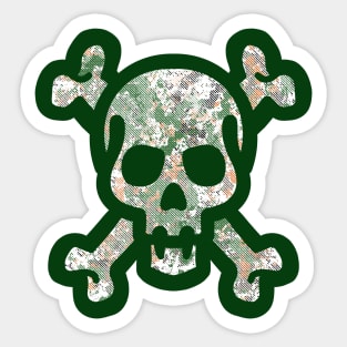 Camoskull Sticker